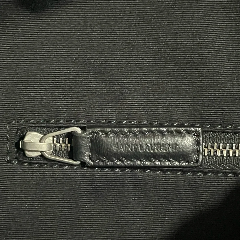 NWOT* SAINT LAURENT Canvas Drawstring Bag with Palm Print
